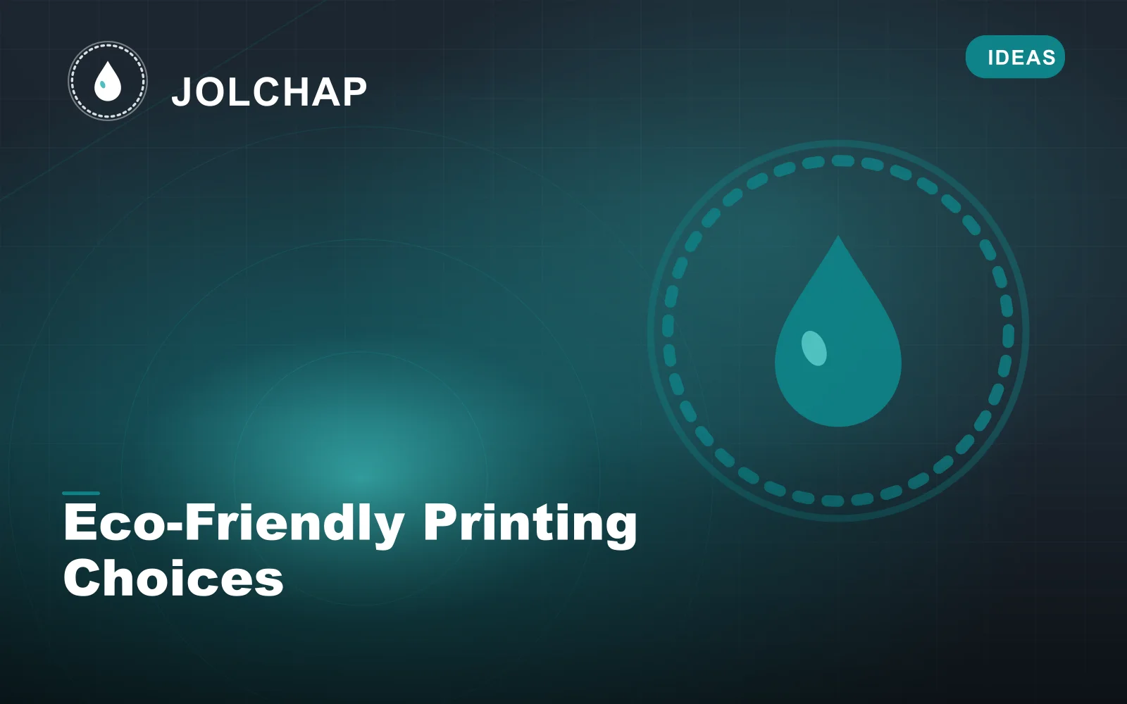 Eco-Friendly Printing: Jute, Cotton & Water-Based Inks