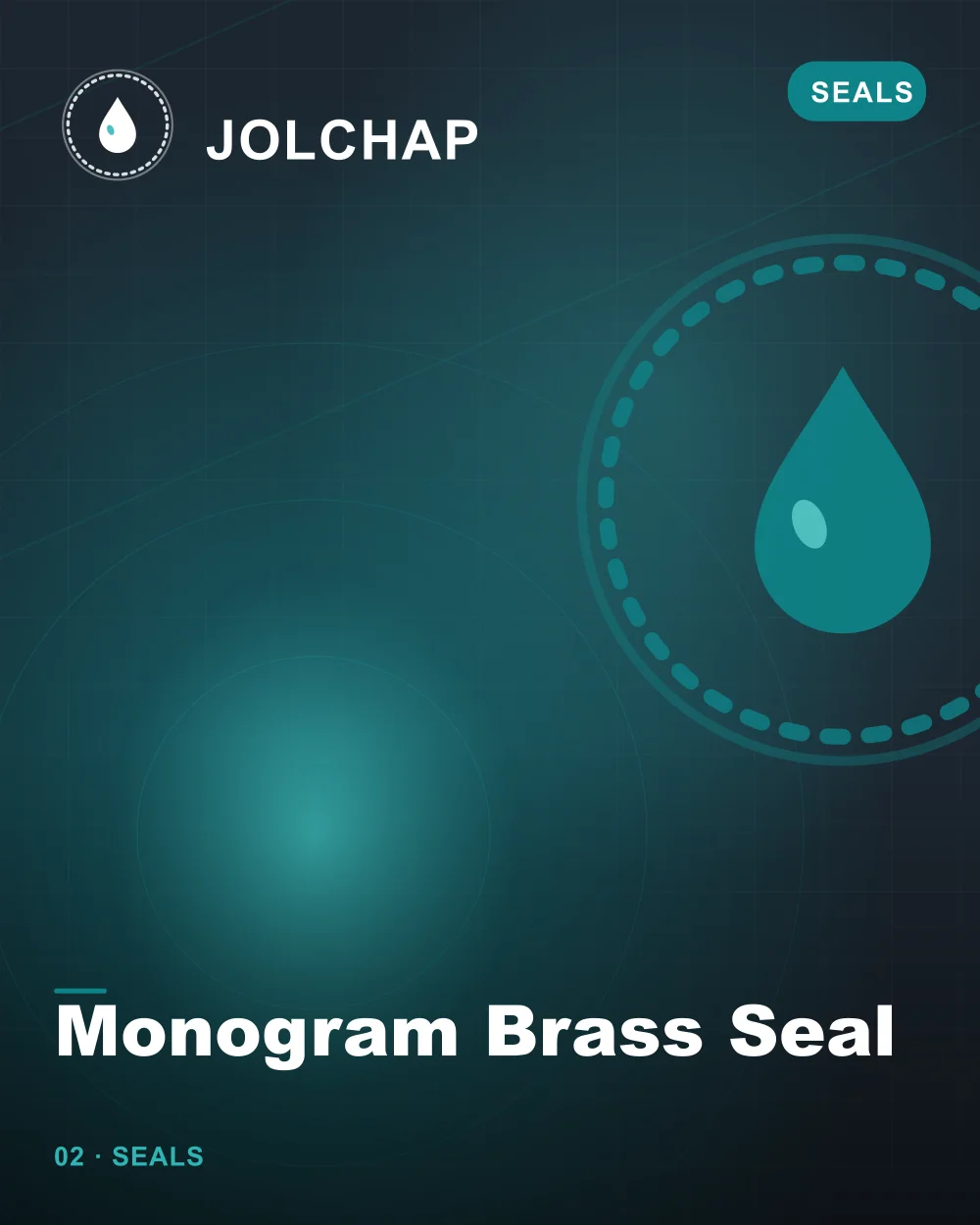 Monogram Brass Seal alternate view
