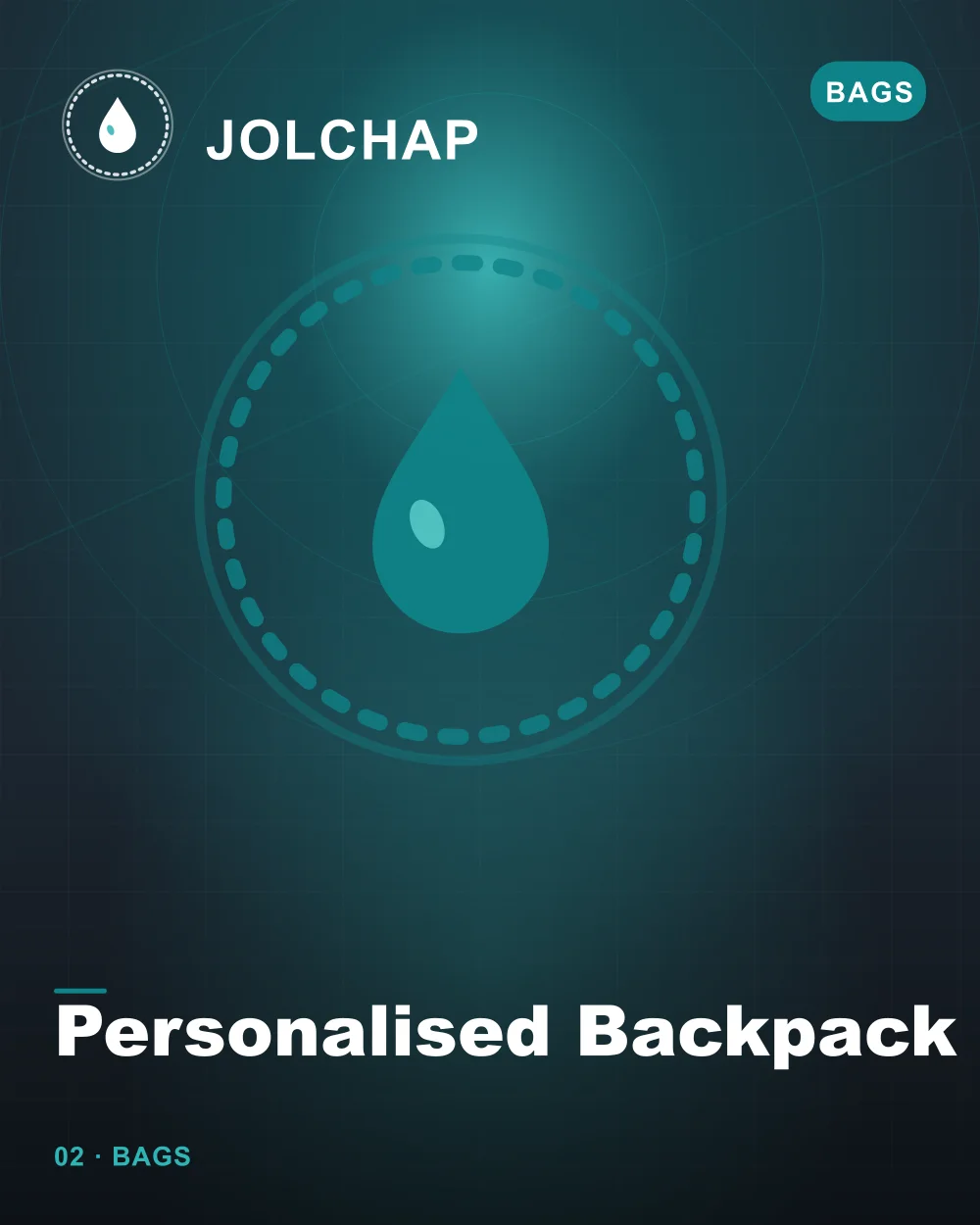Personalised Backpack alternate view