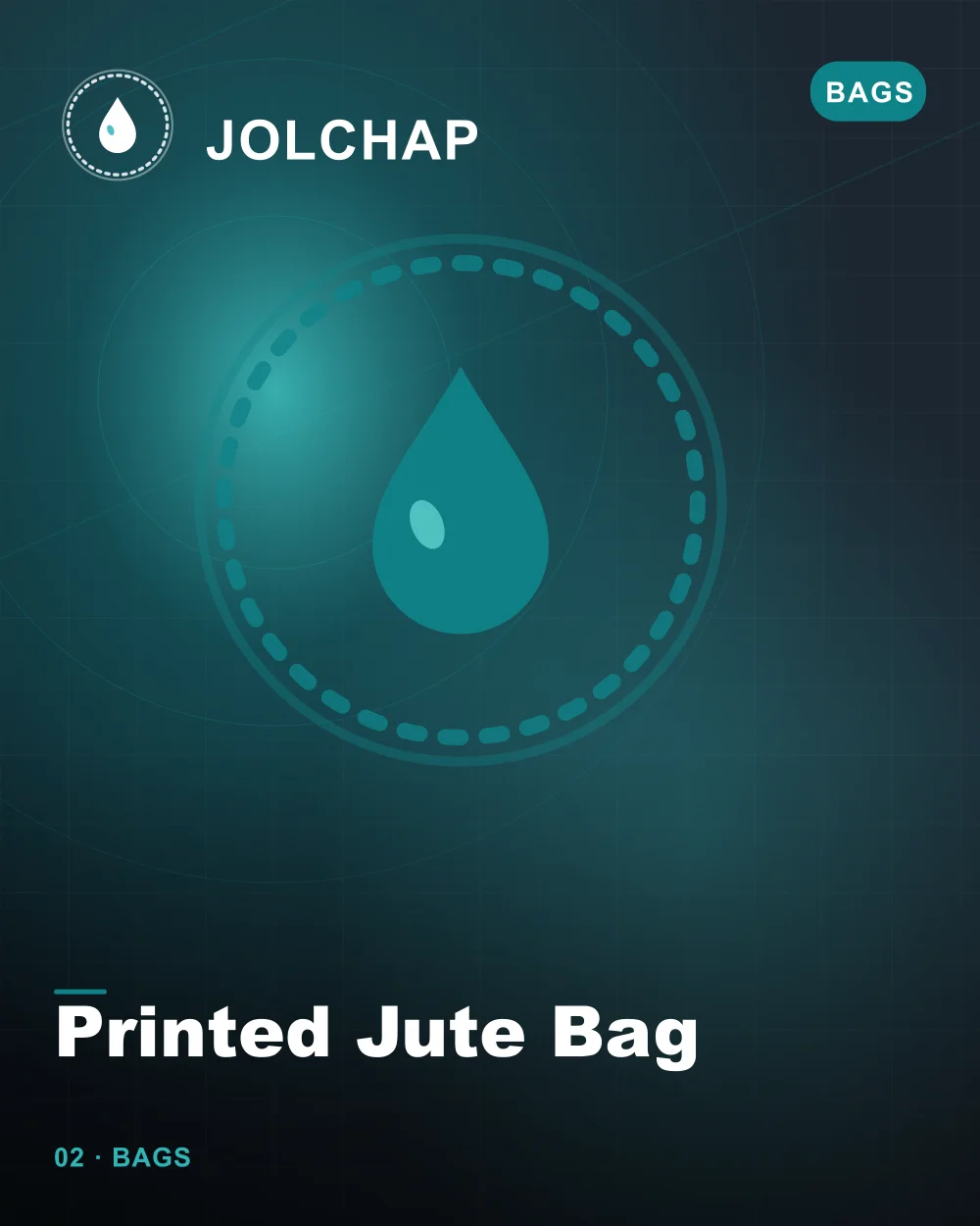 Printed Jute Bag alternate view